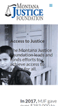 Mobile Screenshot of mtjustice.org